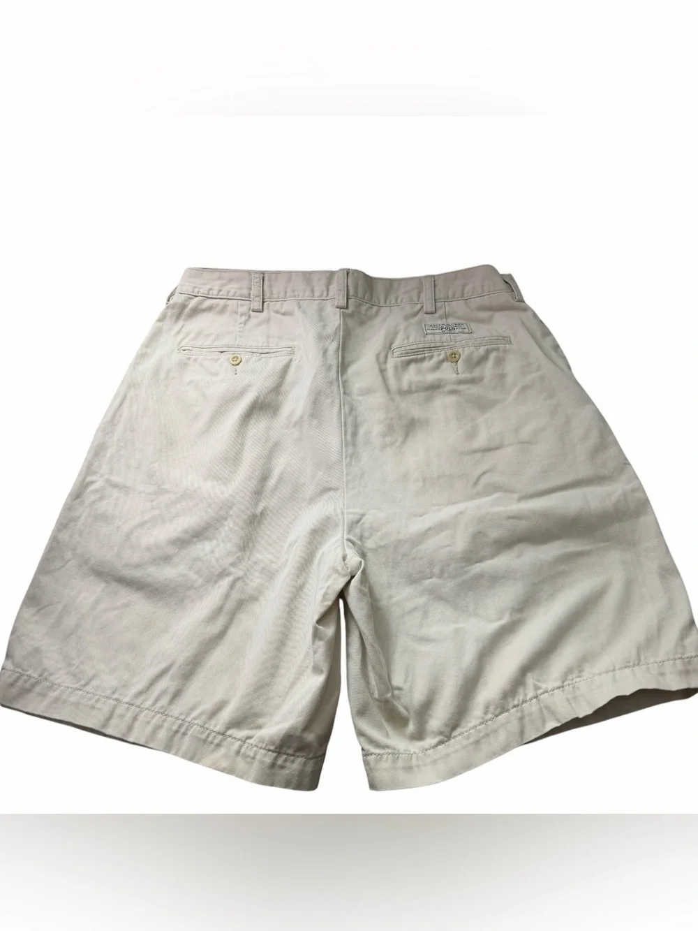 Vintage 90s Polo Ralph Lauren Tyler Pleated Chino Shorts Mens 34